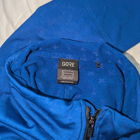 Gorewear Everyday Thermo 1/4 Zip Long Sleeve Size M Men EUC Blue - Picture 6 of 7